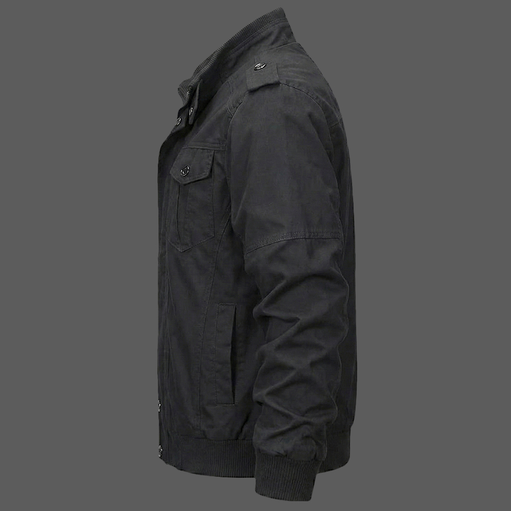 Black-Mens-Cotton-Fleece-Lined-Military-Jacket-Cargo-Windbreaker-with-Multi-Pockets-03