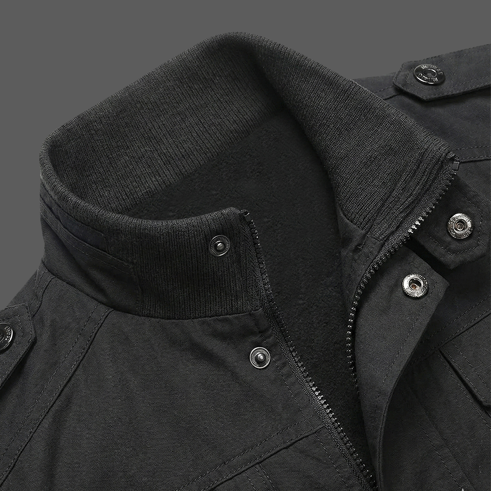 Black-Mens-Cotton-Fleece-Lined-Military-Jacket-Cargo-Windbreaker-with-Multi-Pockets-05