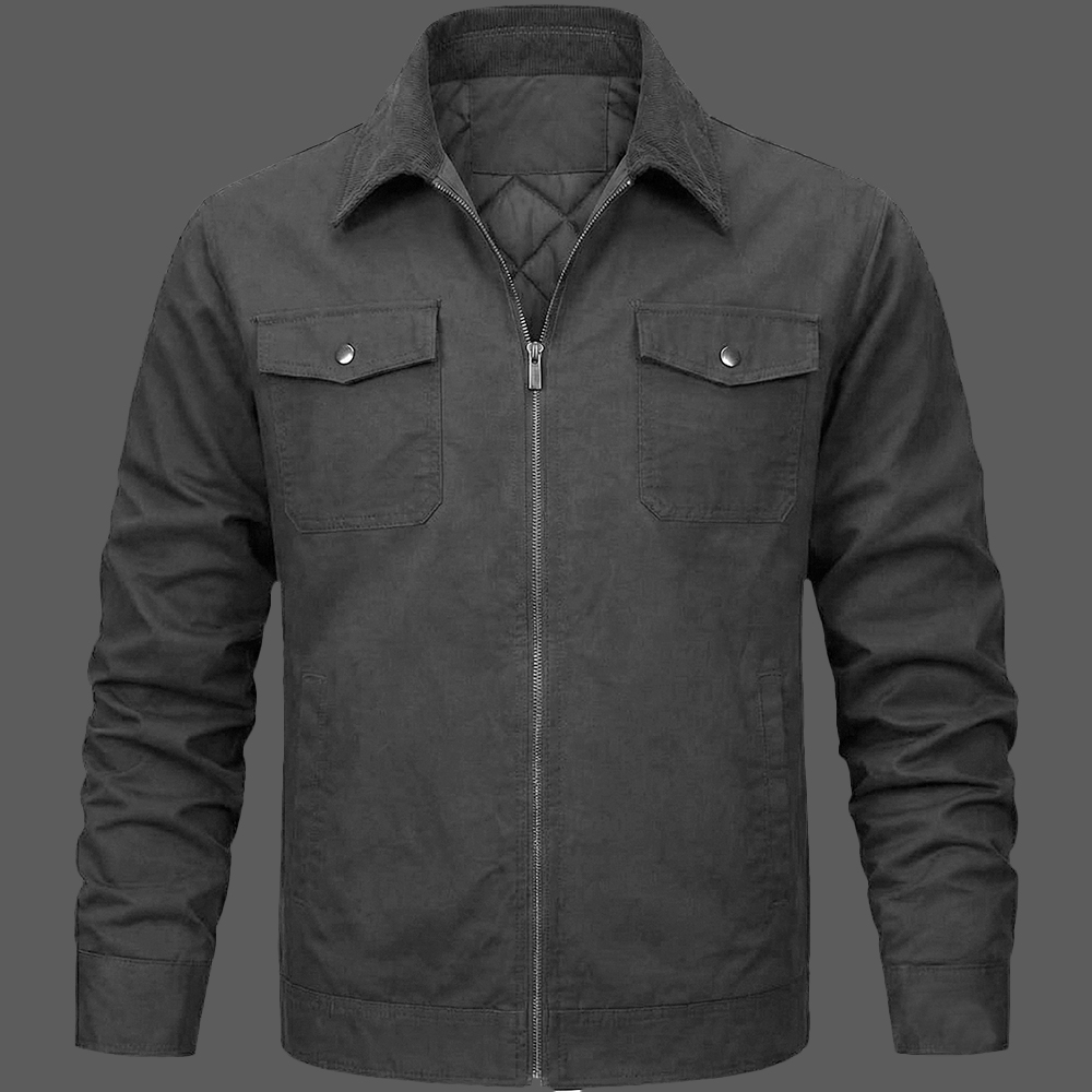 Dark-Gray-Mens-Quilted-Lining-Cotton-Jacket-Corduroy-Collar-Work-Shacket-01