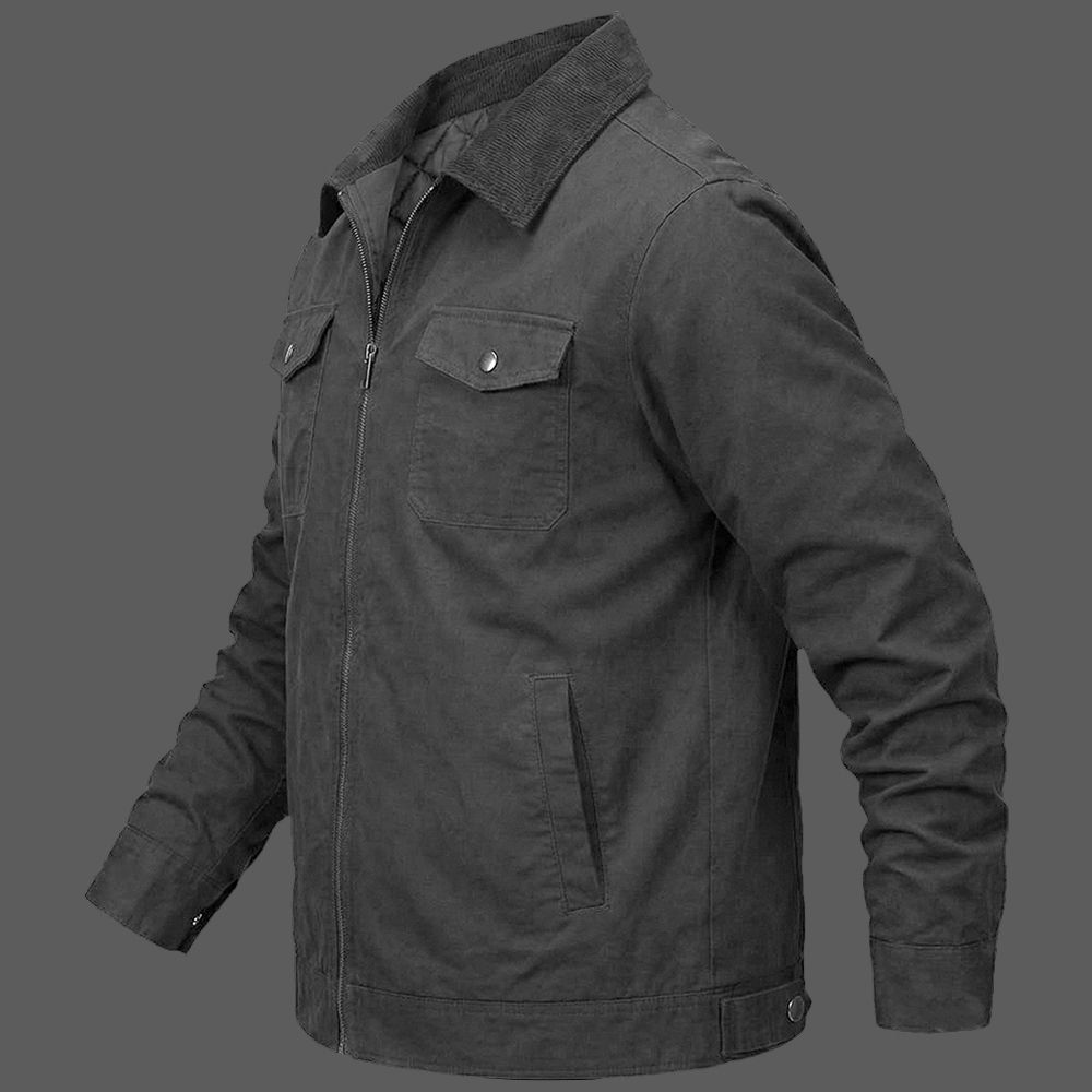 Dark-Gray-Mens-Quilted-Lining-Cotton-Jacket-Corduroy-Collar-Work-Shacket-03