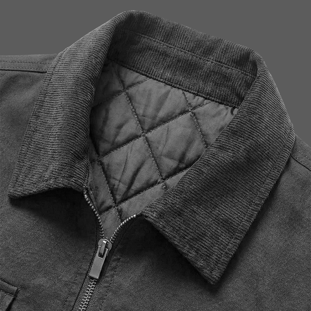 Dark-Gray-Mens-Quilted-Lining-Cotton-Jacket-Corduroy-Collar-Work-Shacket-05