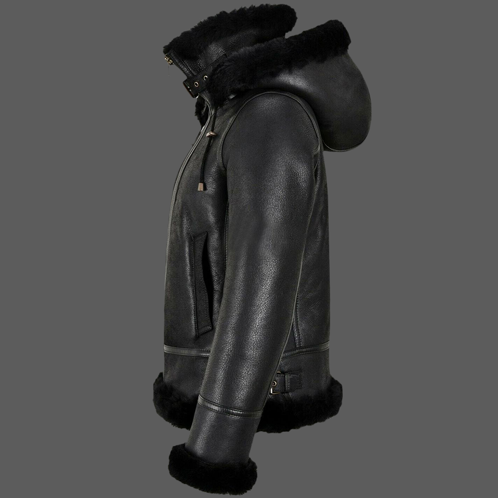 Detachable-Hooded-B3-Bomber-Jacket-Women's-RAF-Aviator-Pilot-Flying-Jacket-Genuine-Shearling-Sheepskin-Leather-Jacket-03