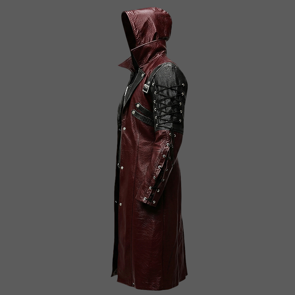 Hooded-Maroon-Leather-Trench-Coat-Gothic-Steampunk-Costume-Jacket-03