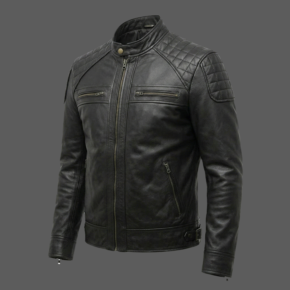Mens-Diamond-Quilted-Black-Leather-Biker-Jacket-03