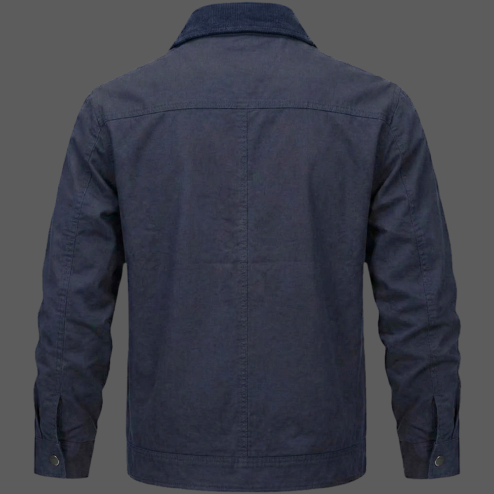 Navy-Mens-Quilted-Lining-Cotton-Jacket-Corduroy-Collar-Work-Shacket-02
