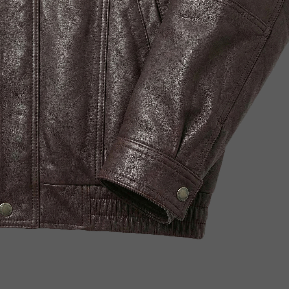 Oversized-Brown-Sheepskin-Leather-Jacket-Womens-Asymmetrical-Retro-Bomber-04