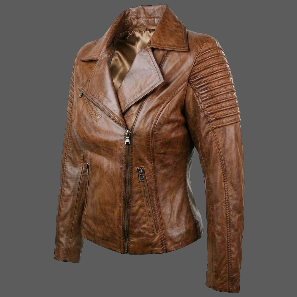 Womens-Distressed-Leather-Biker-Jacket-with-Quilted-Shoulder-03
