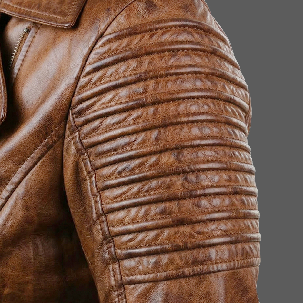 Womens-Distressed-Leather-Biker-Jacket-with-Quilted-Shoulder-04