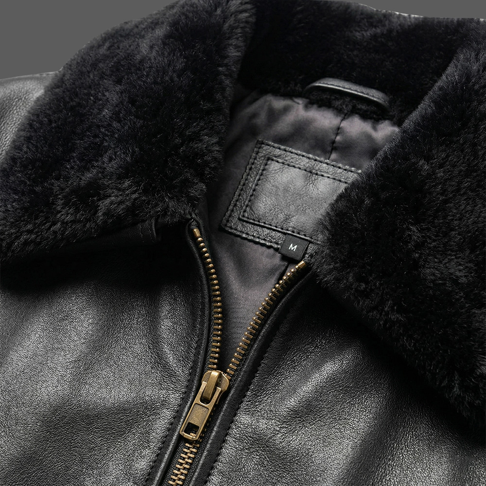 Womens-G-1-Aviator-Style-Black-Leather-Bomber-Jacket-03