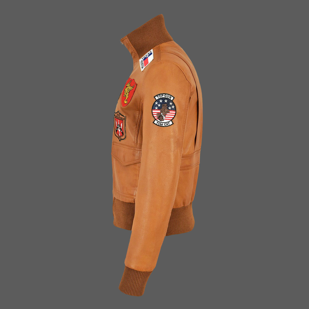 Womens-Top-Gun-Bomber-Leather-Jacket-Brown-03