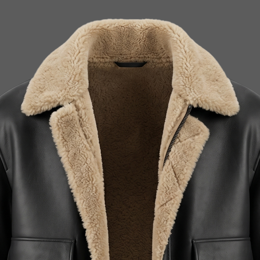 Mens-B3-Aviator-Leather-Bomber-Jacket-Shearling-Sheepskin-WWII-Pilot-Style-04
