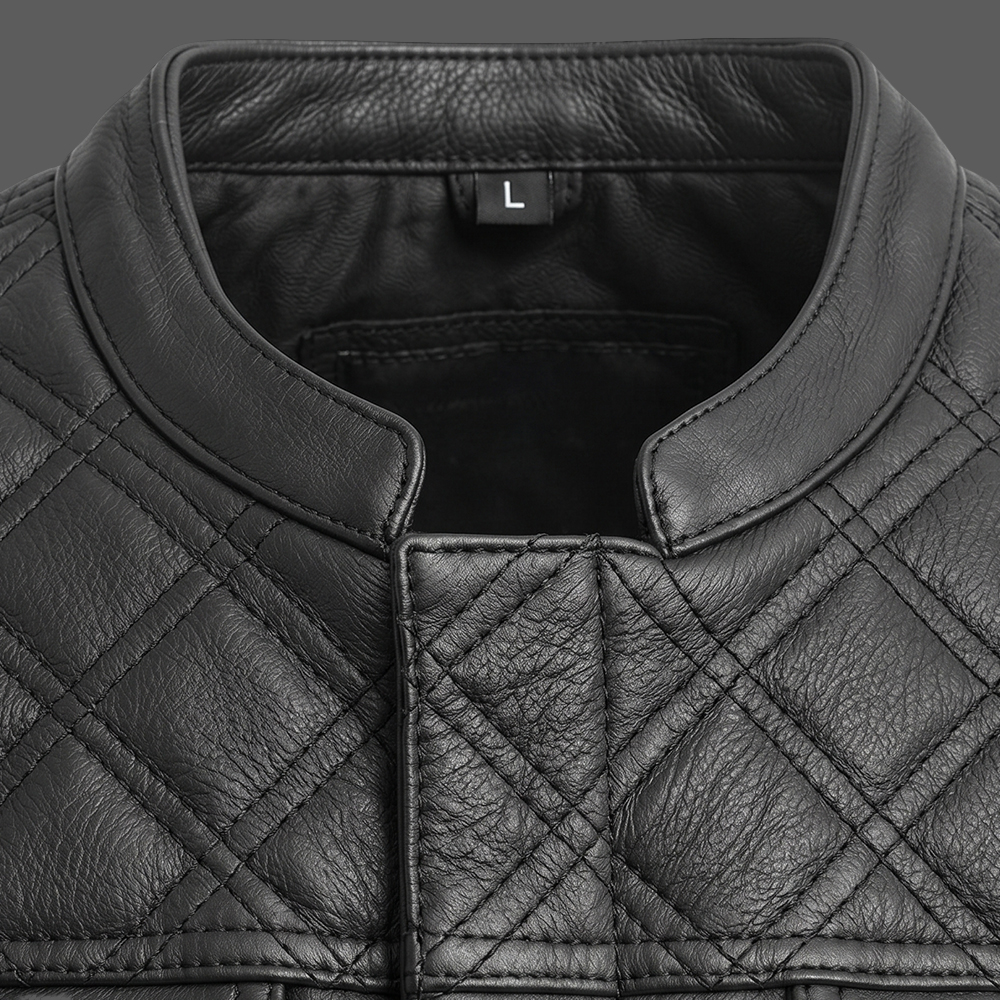 Mens-Black-Leather-Vest-Diamond-Quilted-Biker-Motorcycle-Vest-04