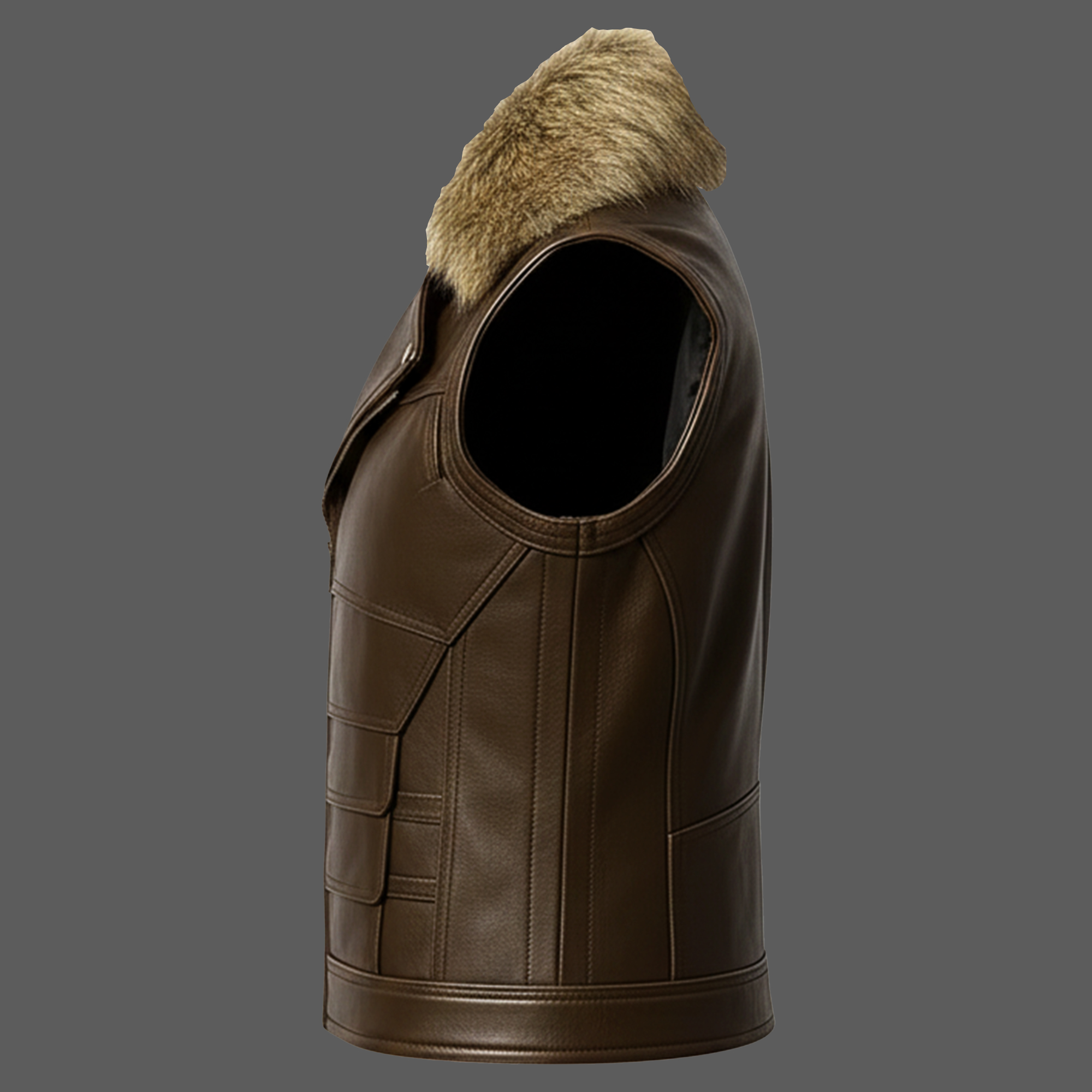 Mens-Brown-Leather-Biker-Vest-03