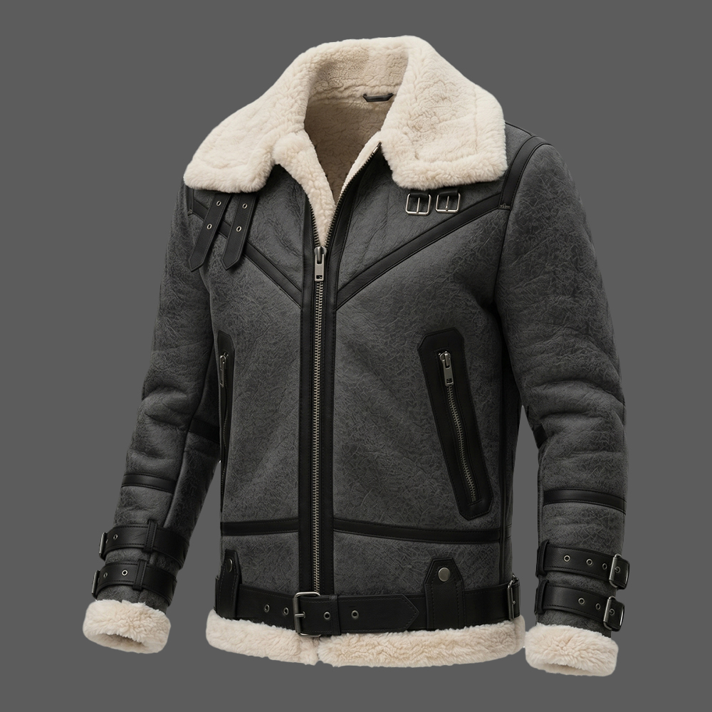 Mens-Classic-B3-Brown-Shearling-Leather-Jacket-07