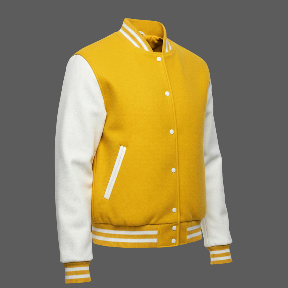 Mens-Yellow-Wool-Letterman-Jacket-with-Sheepskin-Leather-Sleeves-Retro-Varsity-Bomber-Style-03