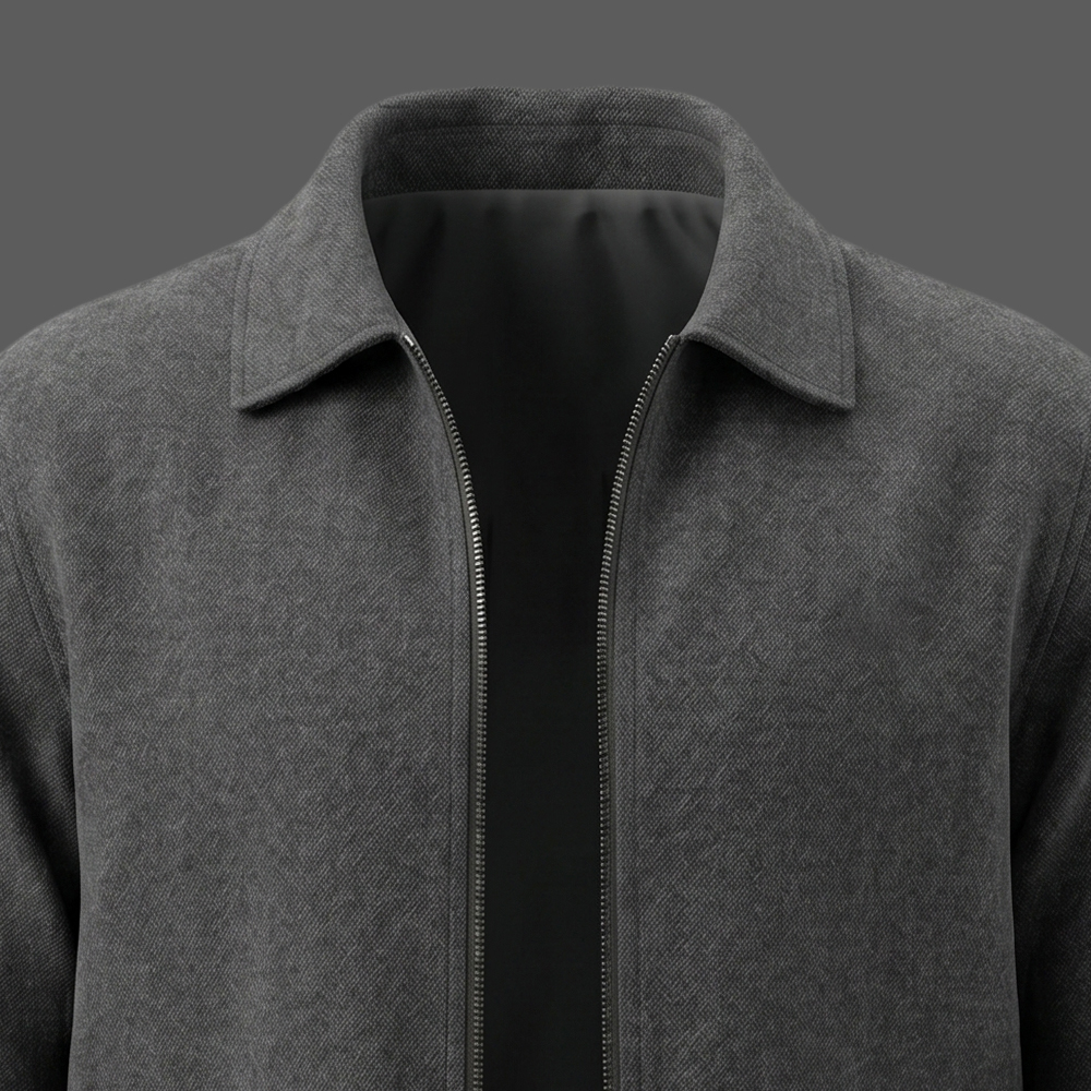 Charcoal-Grey--Casual-Collar-Jacket-with-Utility-Cargo-Pockets-04