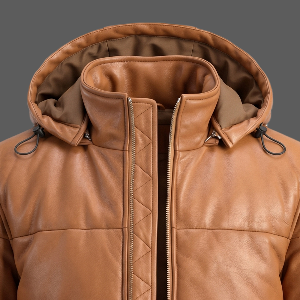 Mens-Tan-Brown-Hooded-Leather-Puffer-Jacket-Premium-Sheepskin-Winter-Coat-04