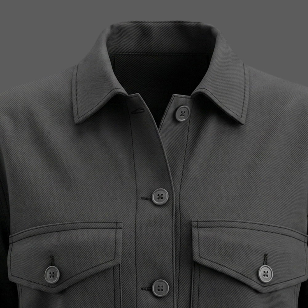 Womens-Black-Cropped-Cotton-Twill-Jacket-04