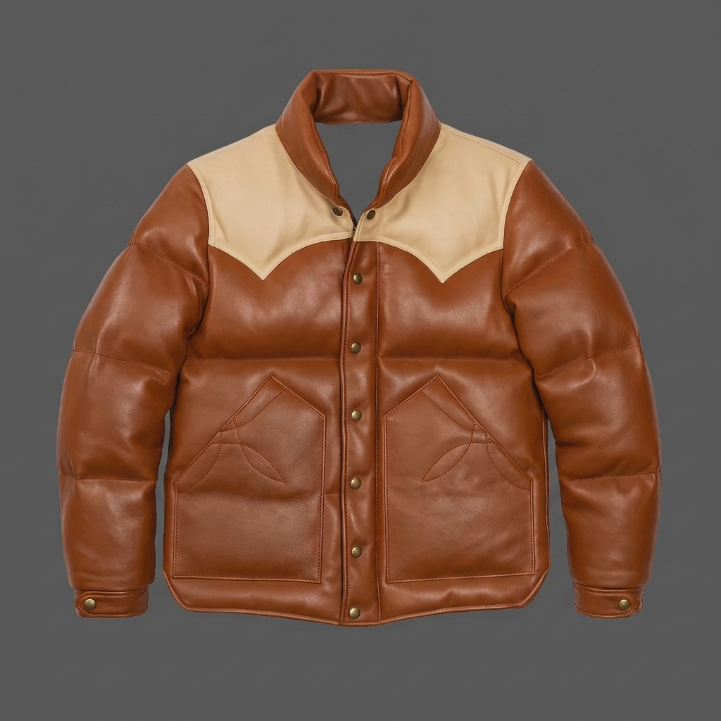 Mens Brown Leather Jacket