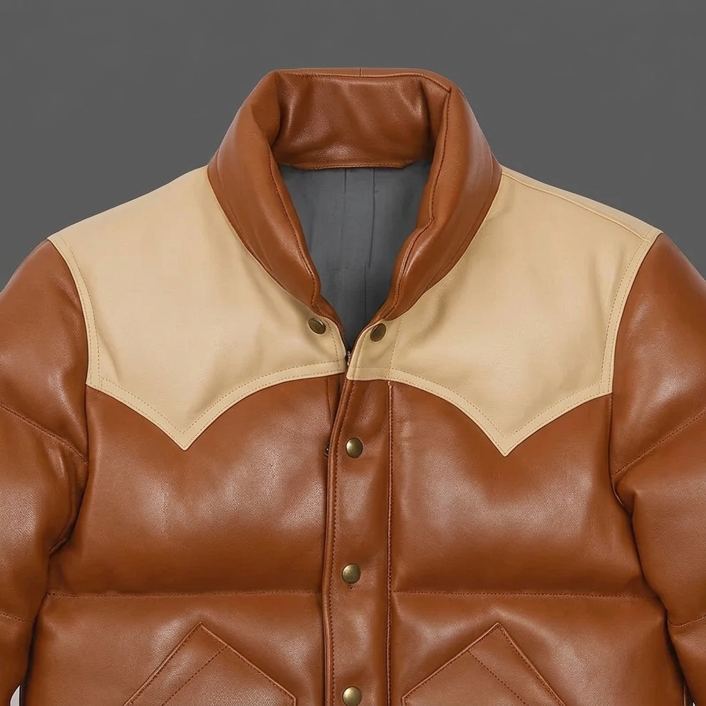 Mens Brown Leather Jacket