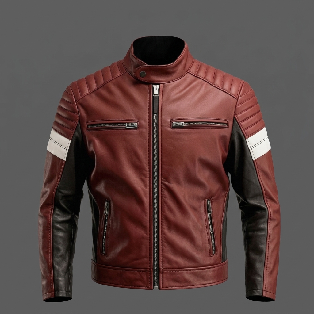 Red_black_leather_jacket_detailing_202608010030.jpeg_202608010121 Mens Maroon Cafe Racer Leather Jacket