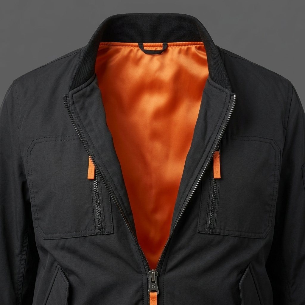 Men’s Black Utility Bomber Jacket