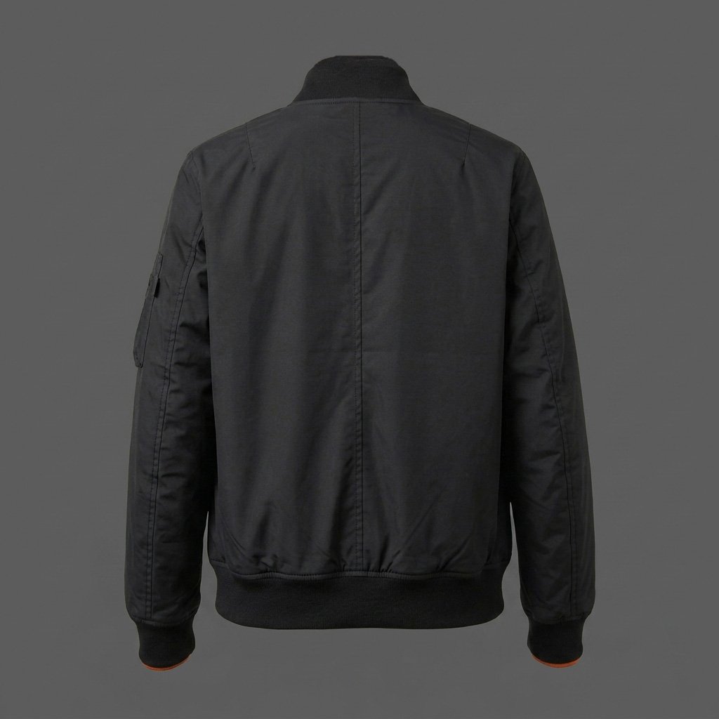 Men’s Black Utility Bomber Jacket