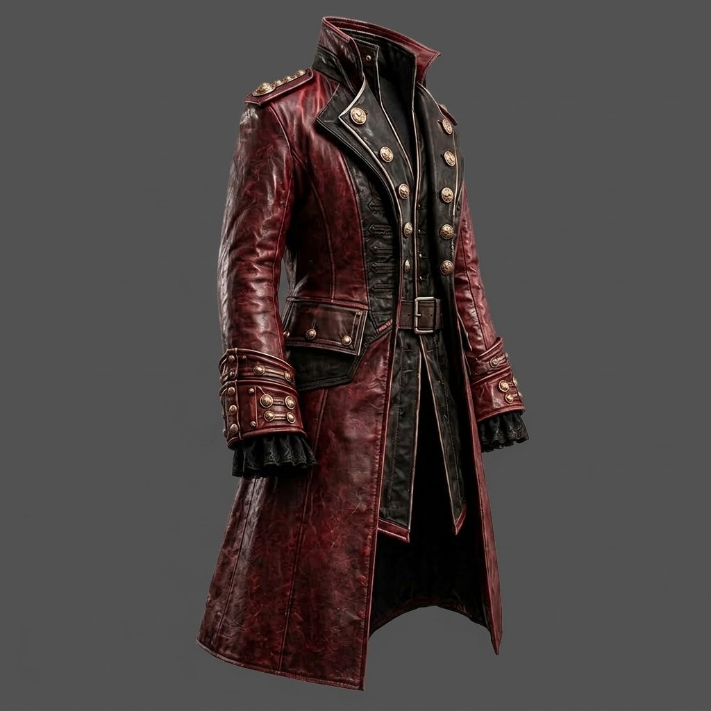Custom-Burgundy-Leather-Pirate-Coat-For-Men-Gothic-Steampunk1.jpg_20260917172327 Burgundy Leather Pirate Coat