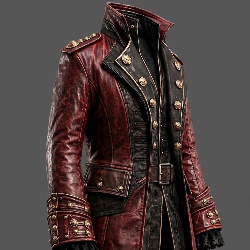 Custom-Burgundy-Leather-Pirate-Coat-For-Men-Gothic-Steampunk2.jpg_20260917172327 Burgundy Leather Pirate Coat
