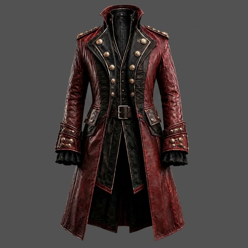 Custom-Burgundy-Leather-Pirate-Coat-For-Men-Gothic-Steampunk4.jpg_20260917172327 Burgundy Leather Pirate Coat
