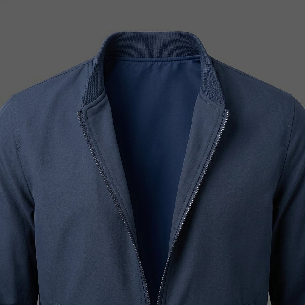 Men’s Navy Blue Bomber Jacket Windbreaker Men’s Navy Blue Bomber Jacket Windbreaker